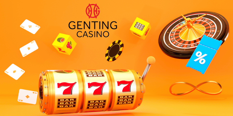 Genting casino image with bright gambling elements.