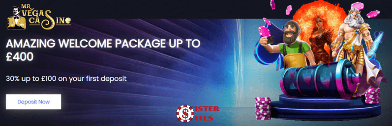 Mr Vegas welcome bonus offer
