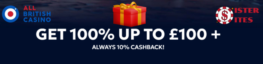 All British Casino welcome bonus offer