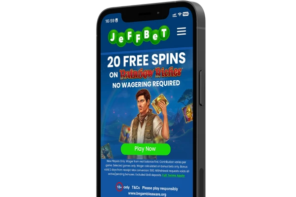 JeffBet app on mobile phone