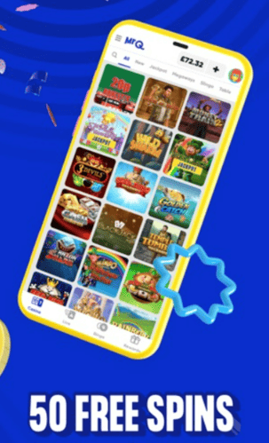 MrQ app on mobile phone