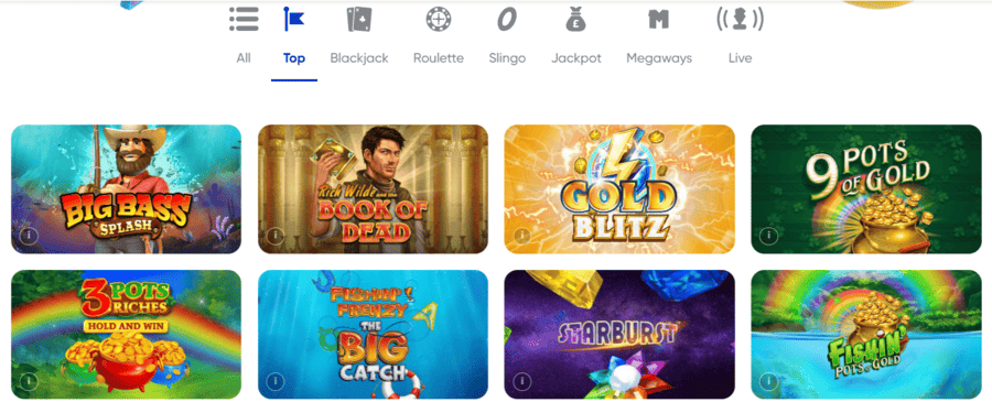 MrQ online casino games collection